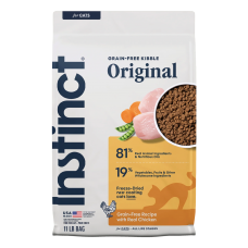 Instinct Dry Food Original Grain-Free Recipe w/Chic 11lb